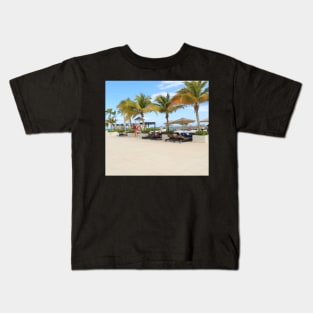 Palm Trees on Vacation in Montego Bay Kids T-Shirt